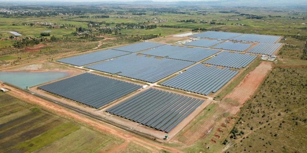 Amabatolampy 40MW Solar Power Plant Areal Photo 1